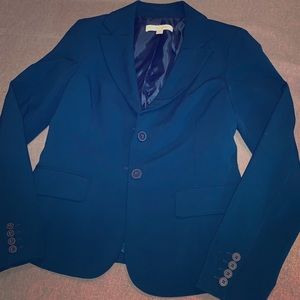 New York & Company Turquoise Blazer Size 6